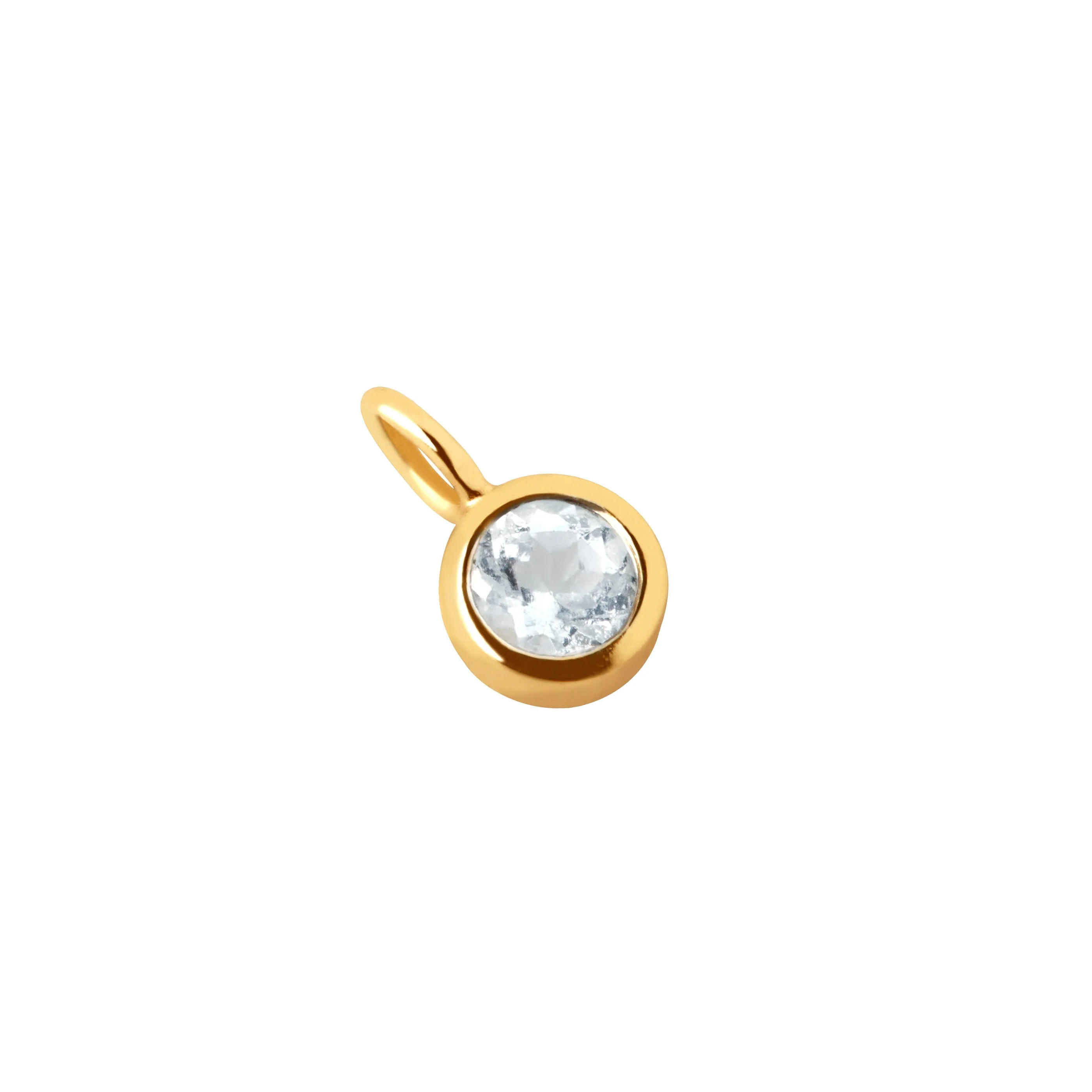 Aquamarine Balance Charm 9k Gold - Image 3