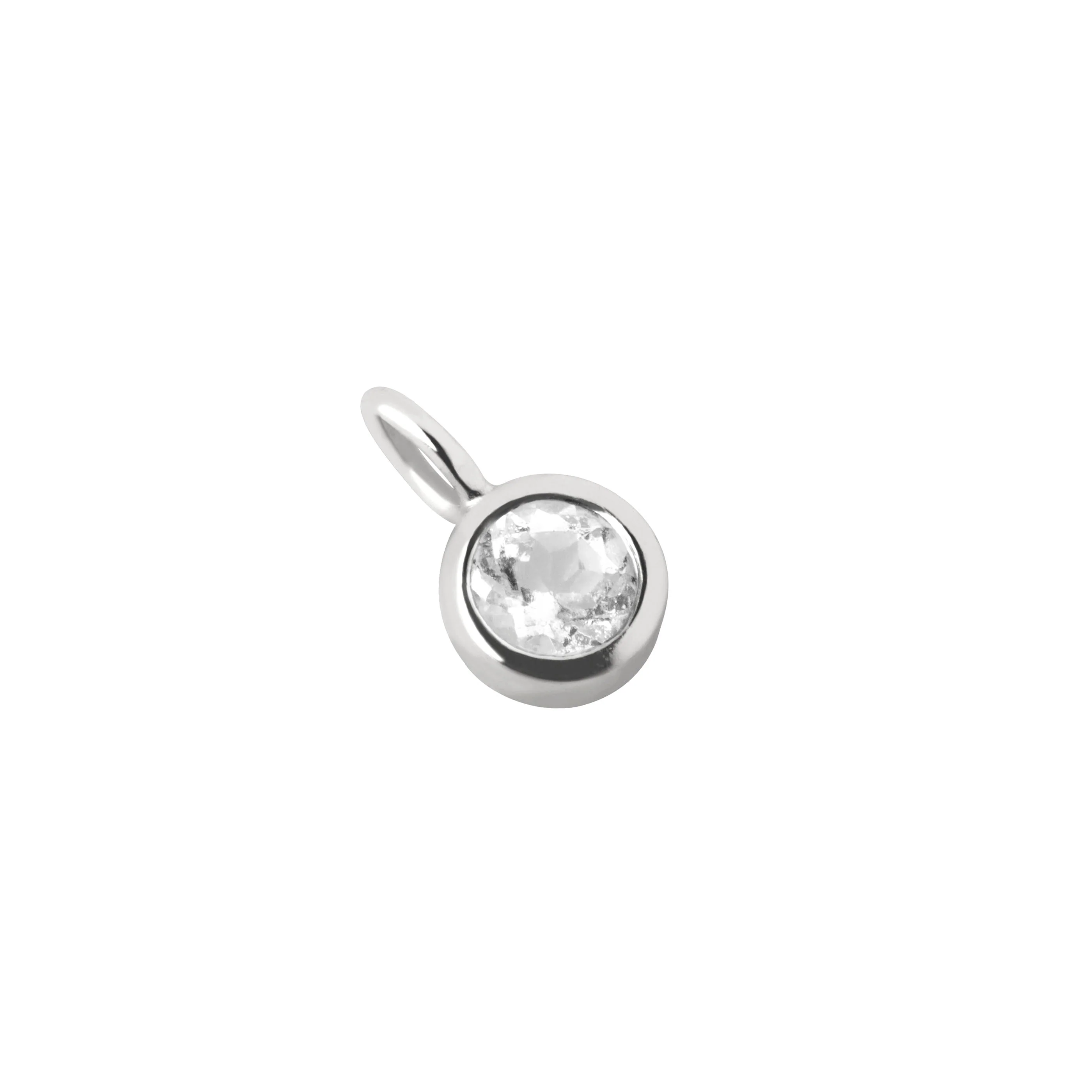 Aquamarine Balance Charm 9k White Gold - Image 3
