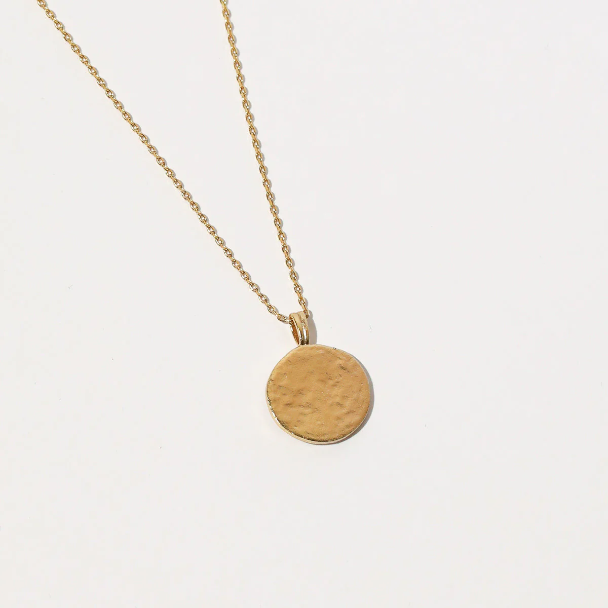 Aquarius Zodiac Pendant Necklace in Gold - Image 4