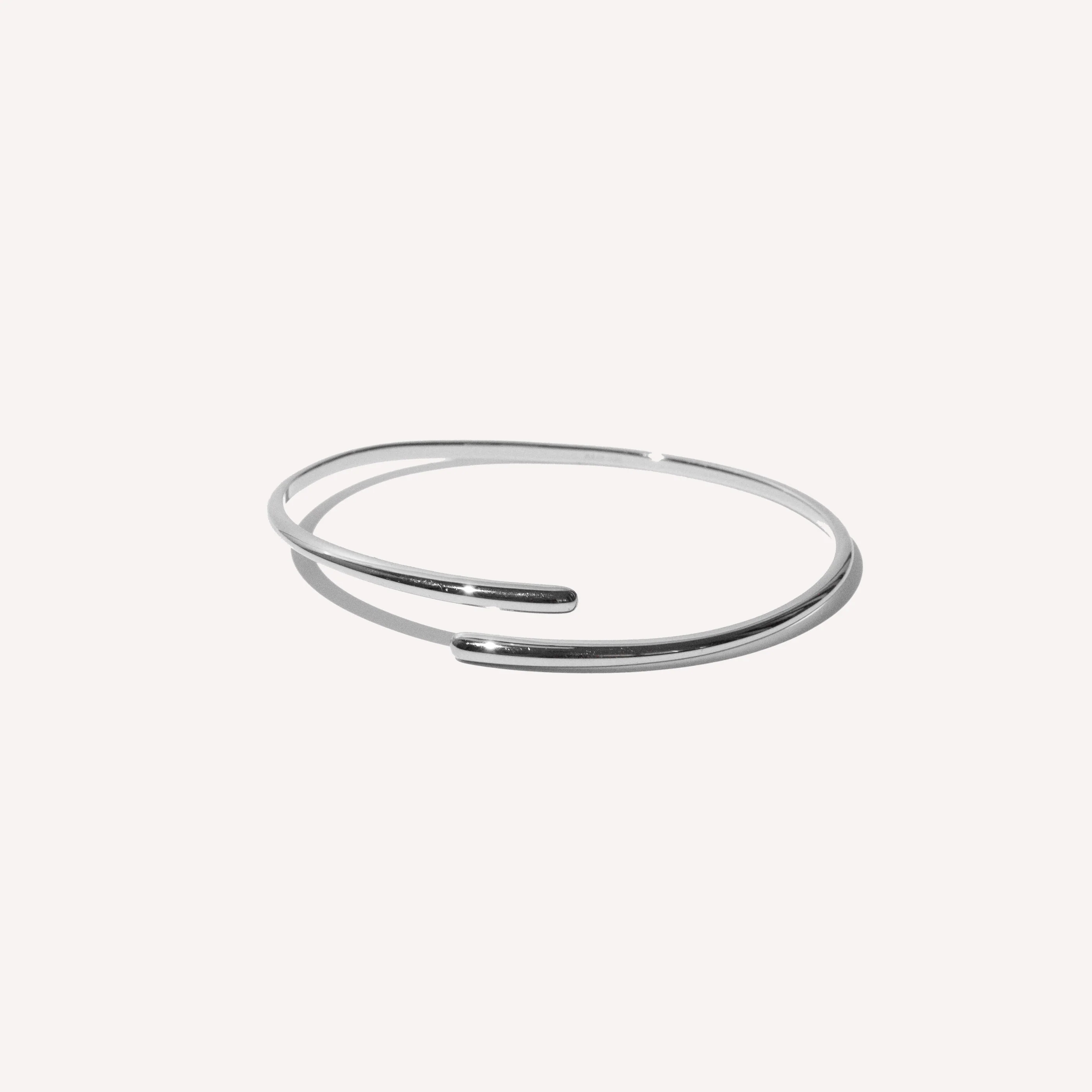 Twist Cuff in Silver - Image 3