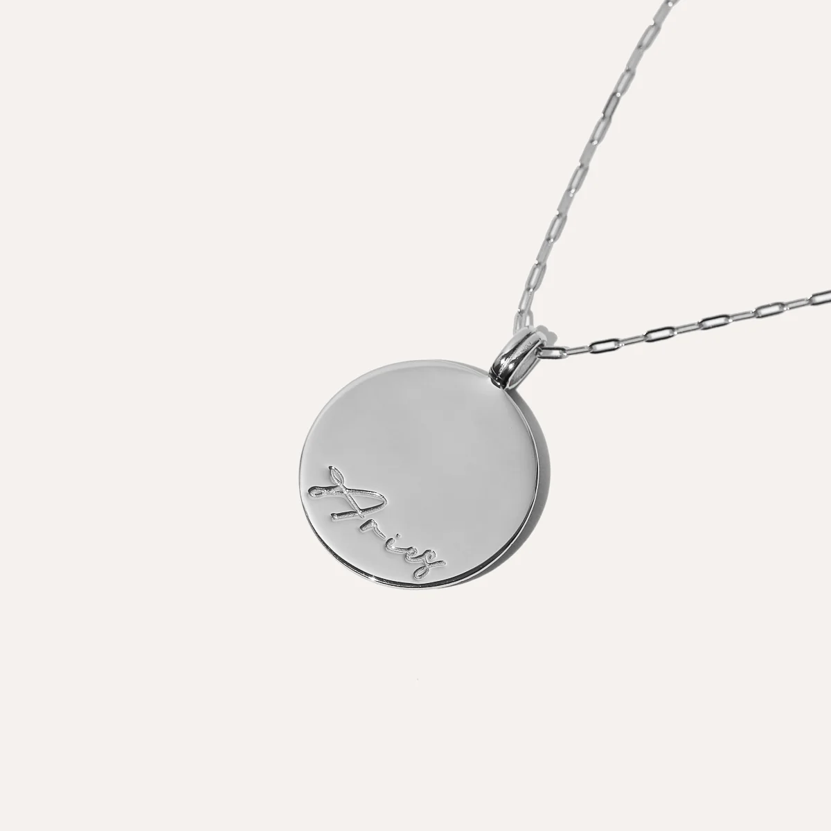 Aries Bold Zodiac Pendant Necklace in Silver - Image 5