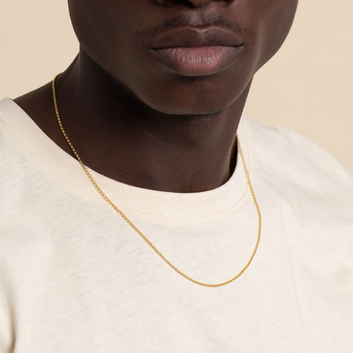 Chelsea Chain Necklace in Solid Gold - Image 6