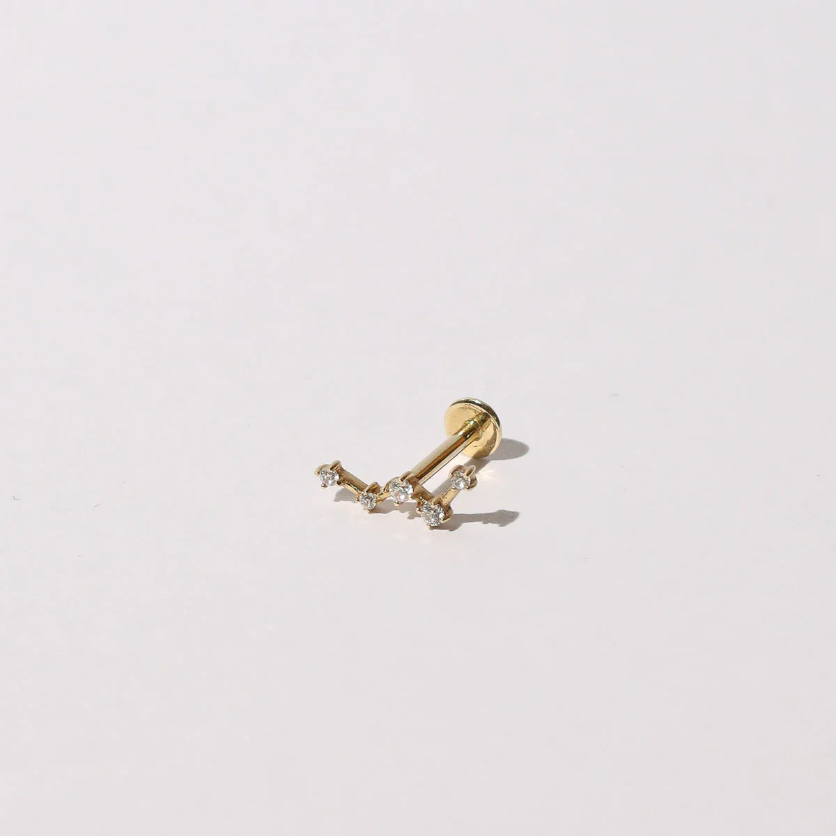Constellation Piercing Stud in Solid Gold - Image 3