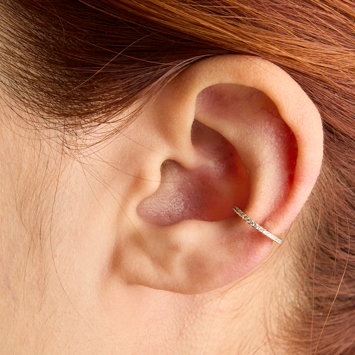 Crystal Ear Cuff in Gold - Image 2