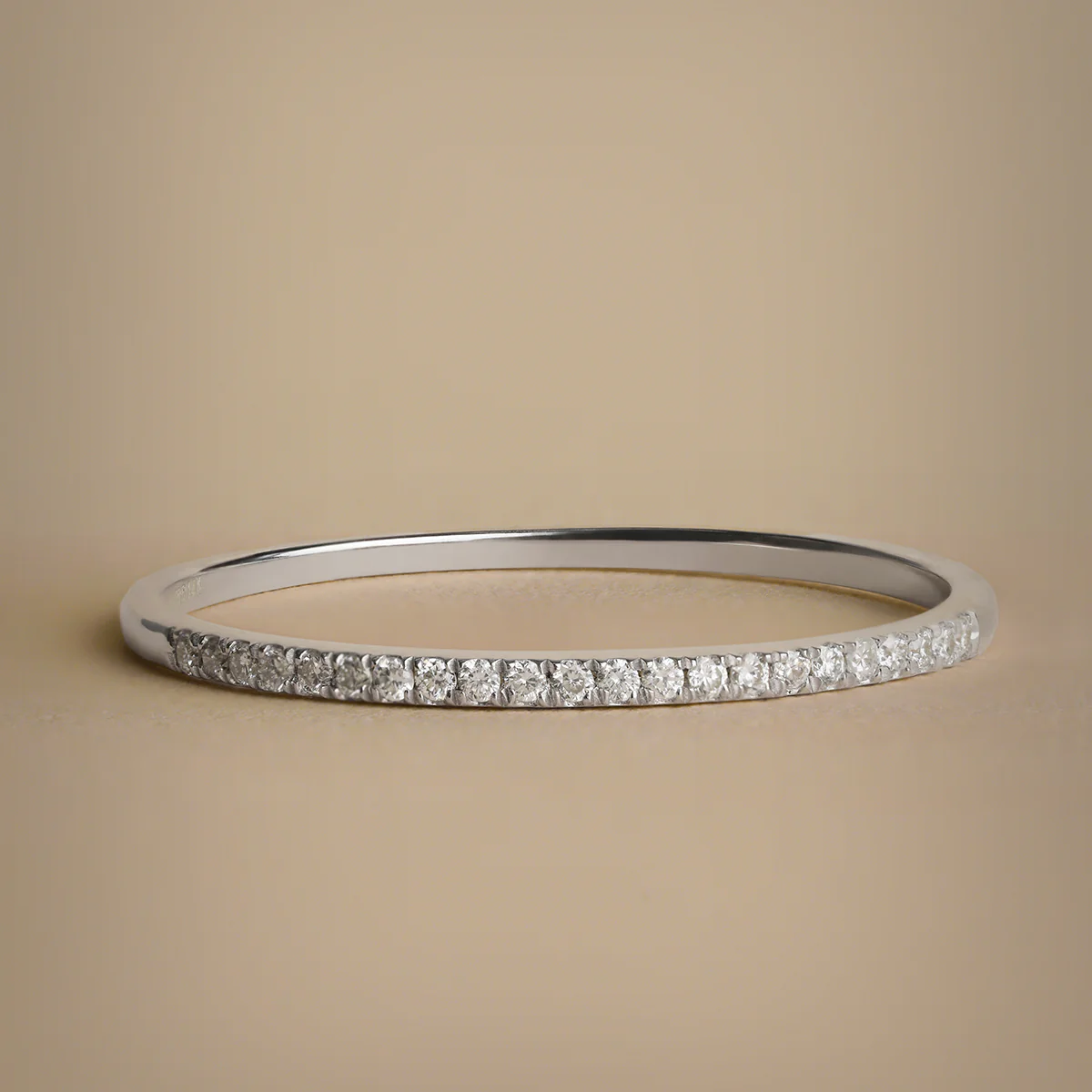 Diamond Eternity Ring in Solid White Gold - Image 4
