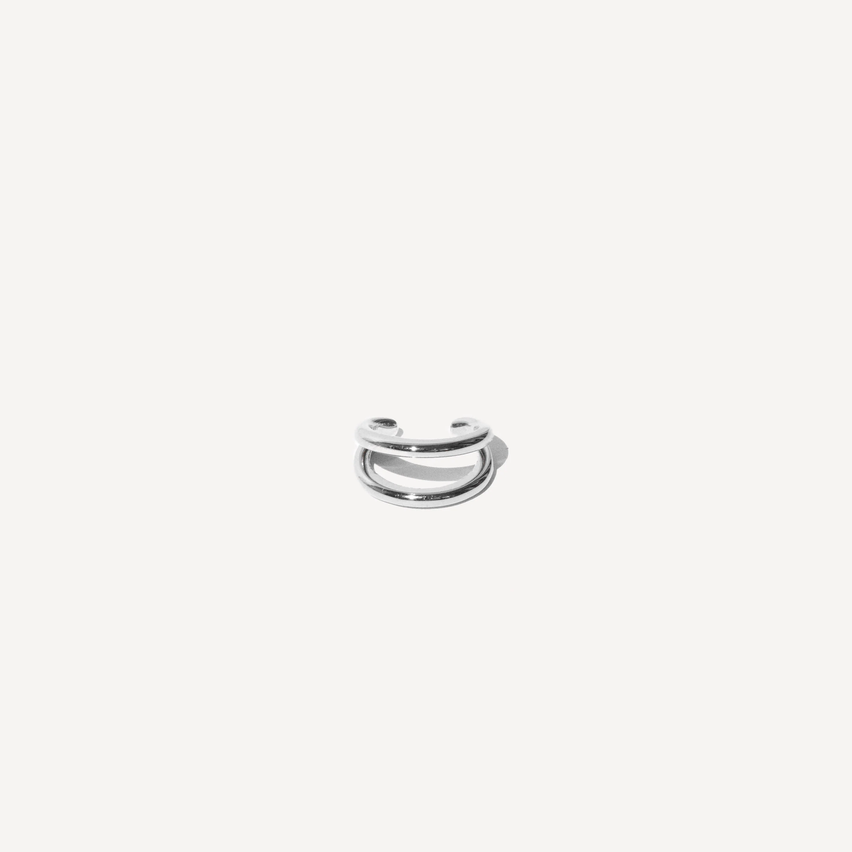 Illusion Essential Ear Cuff in Silver - Image 3