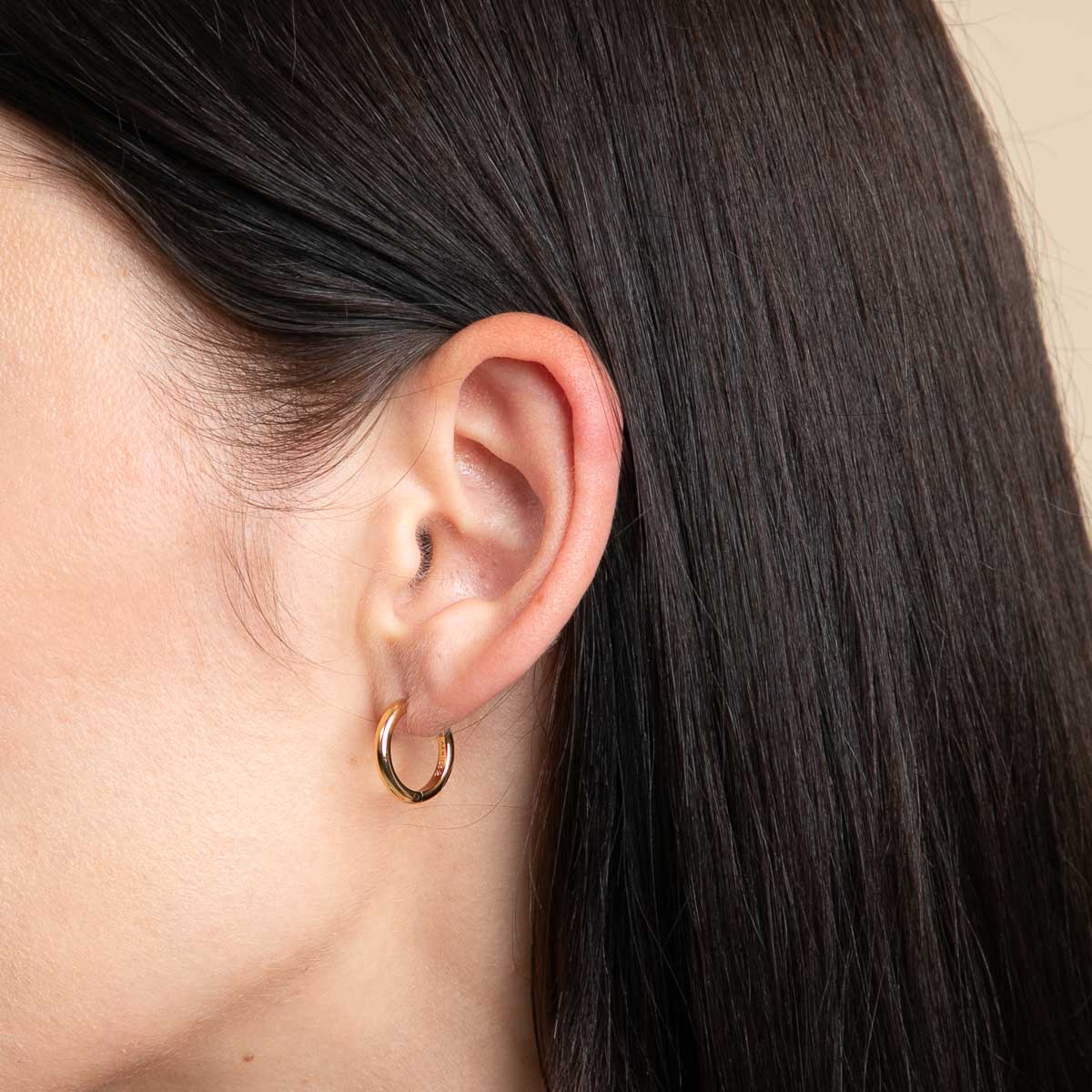 Essential Small Hoops in Gold - Image 2