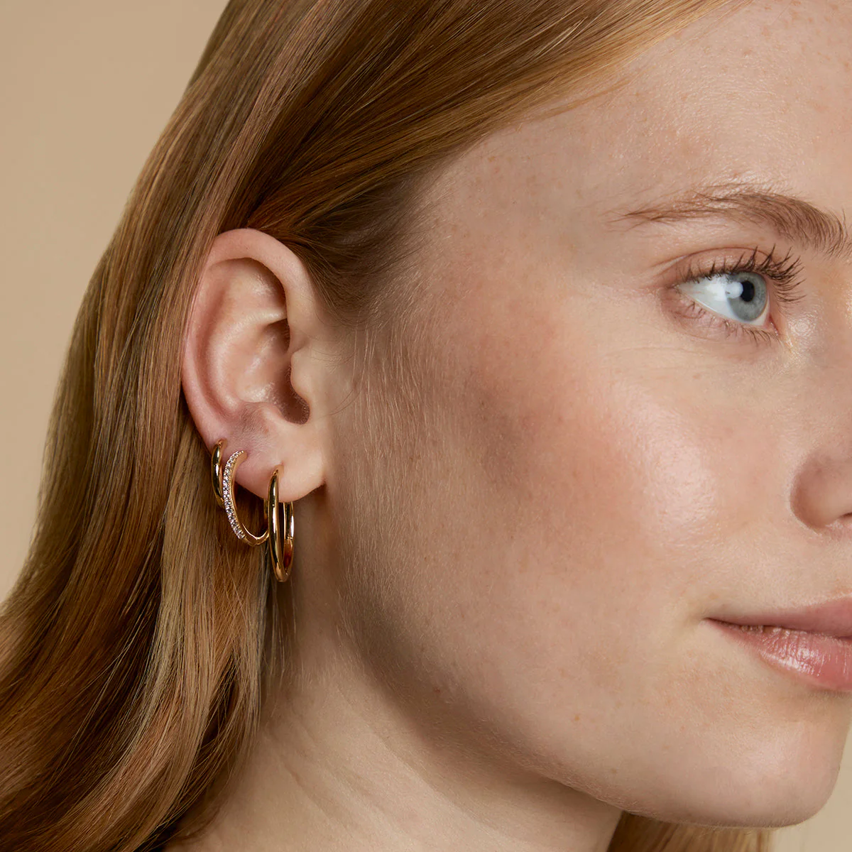 Essential Hoops Stacking Set in Gold - Image 2