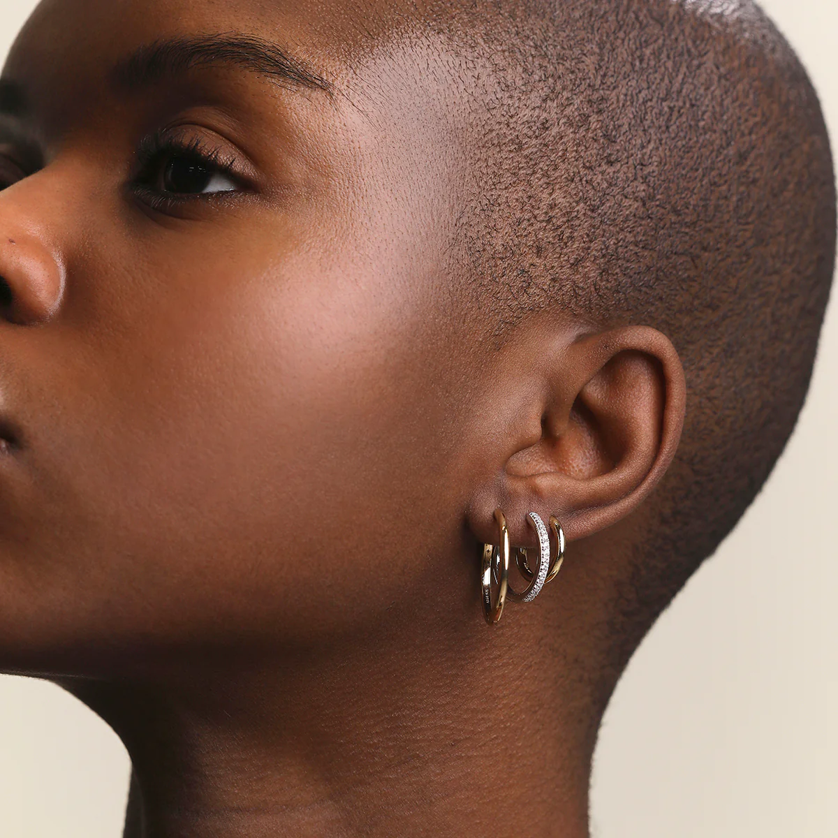Essential Hoops Stacking Set in Mixed Metal - Image 3