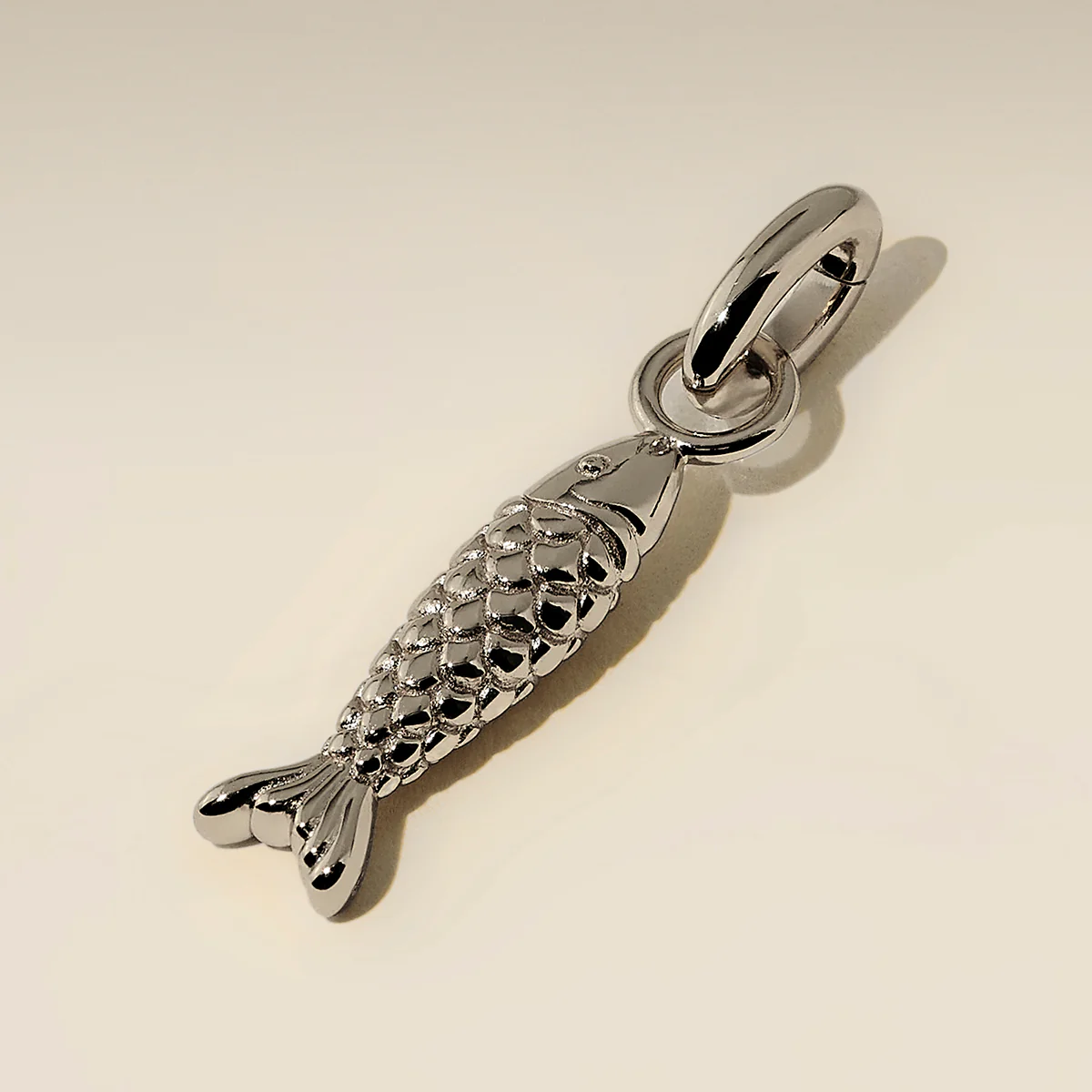 Fish Clip Charm in Silver - Image 5