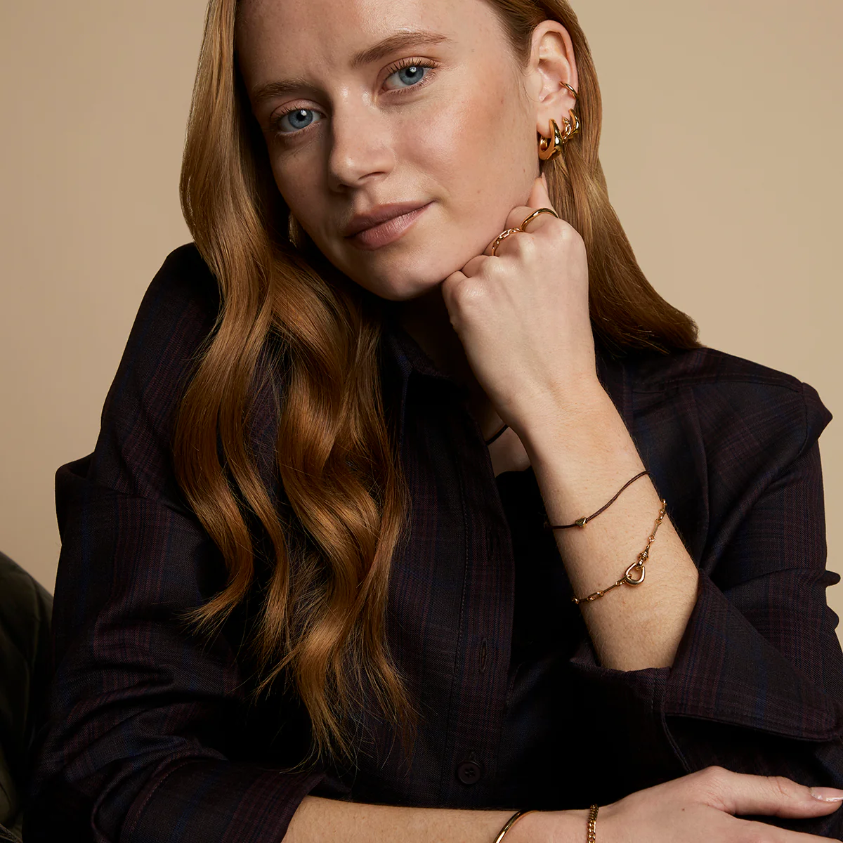 Hardware Chain Bracelet in Gold - Image 5