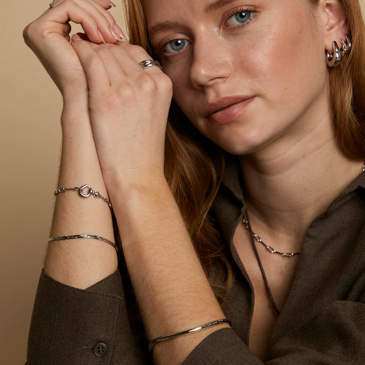 Hardware Chain Bracelet in Silver - Image 4