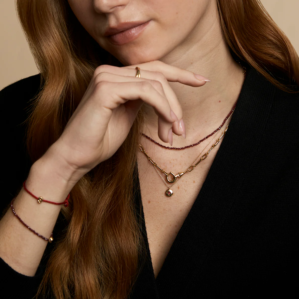 Hardware Chain Necklace in Gold - Image 5