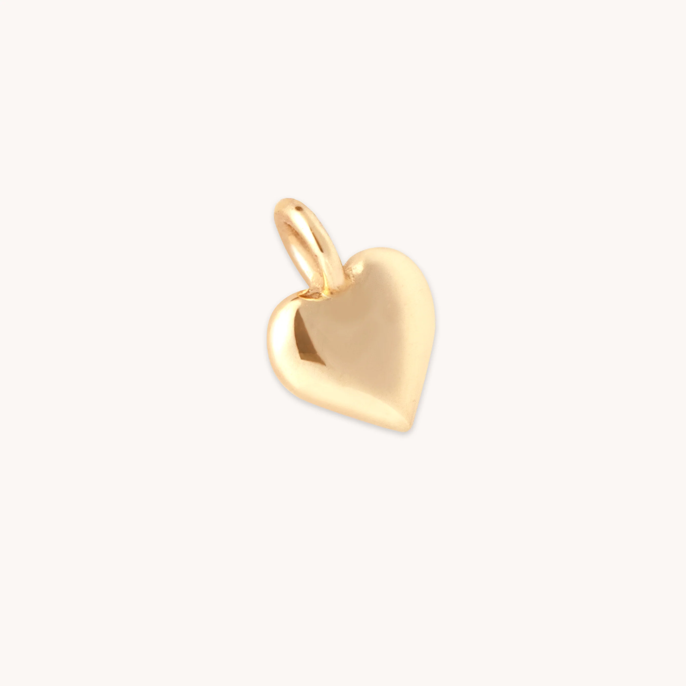 Heart Charm 9k Gold - Image 3