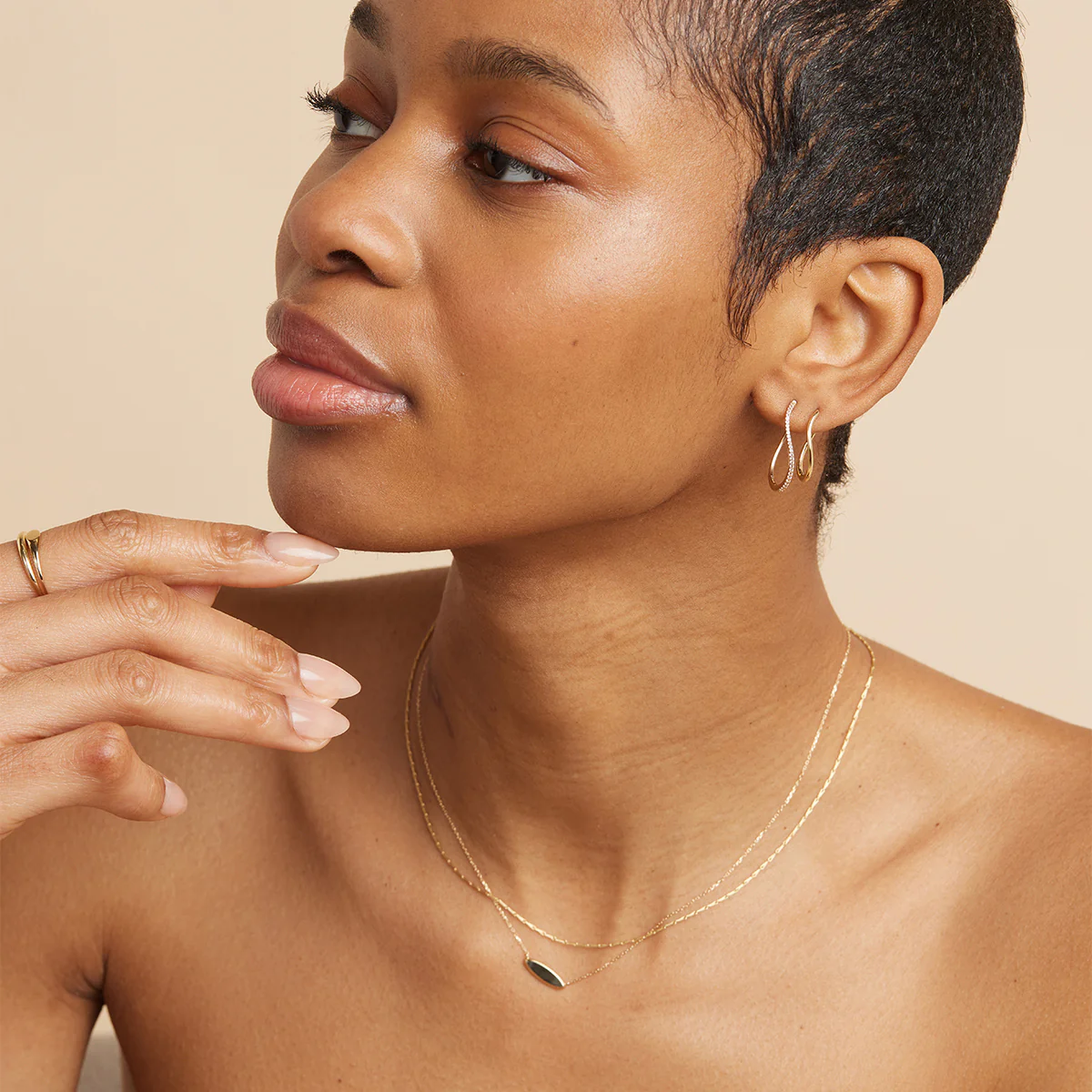 Infinite Hoops in Solid Gold - Image 5
