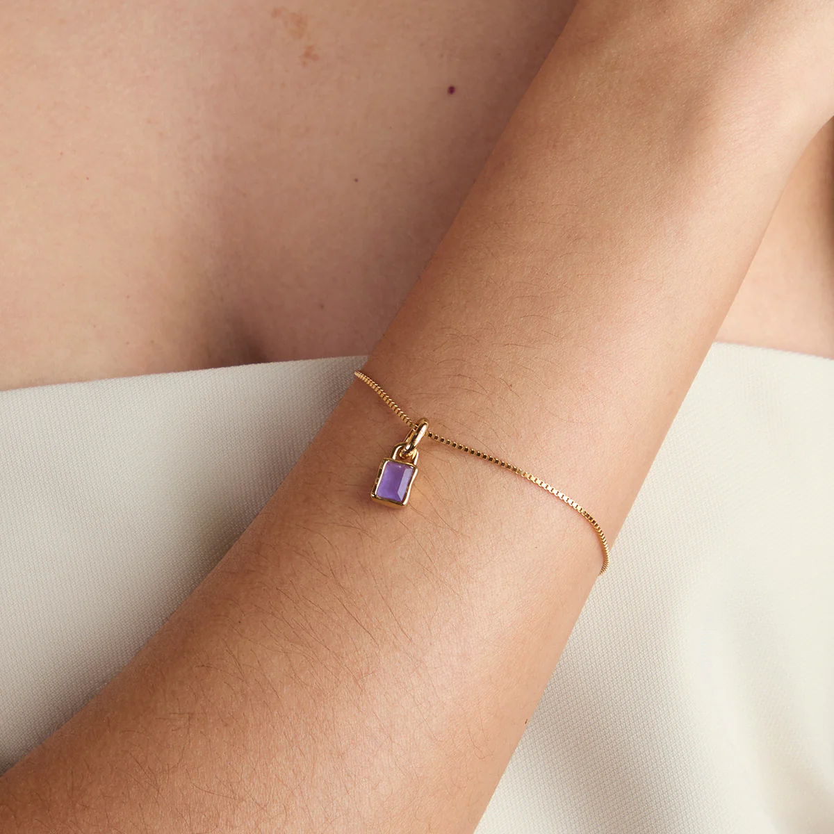 Kawa Stone December Clip Charm in Gold - Image 2