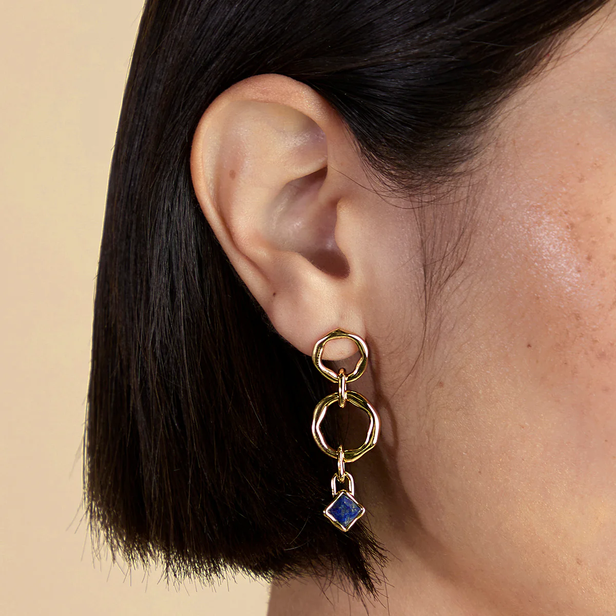 Lapis September Clip Charm in Gold - Image 2