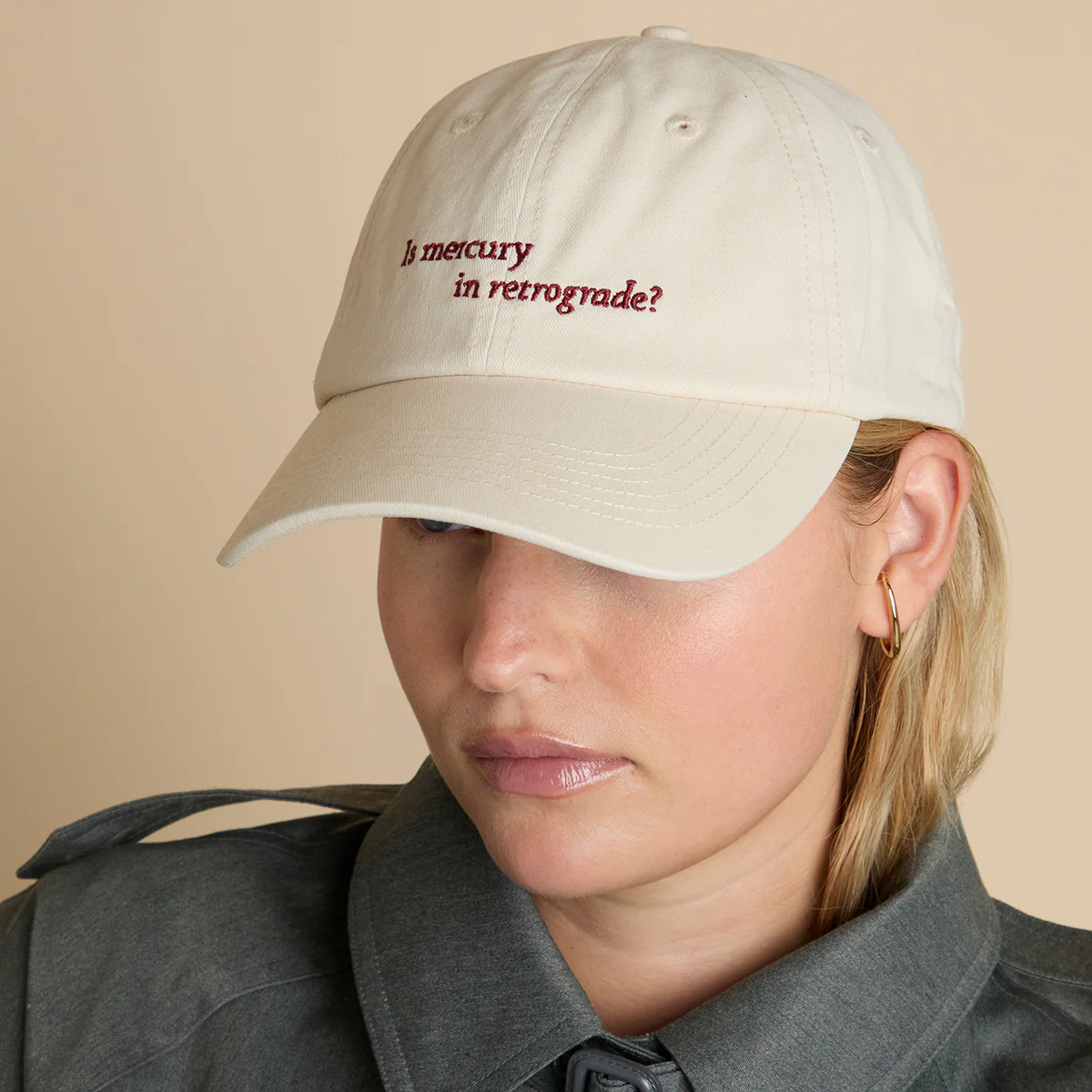 Mercury in Retrograde Cap in Pearl Blush - Image 3