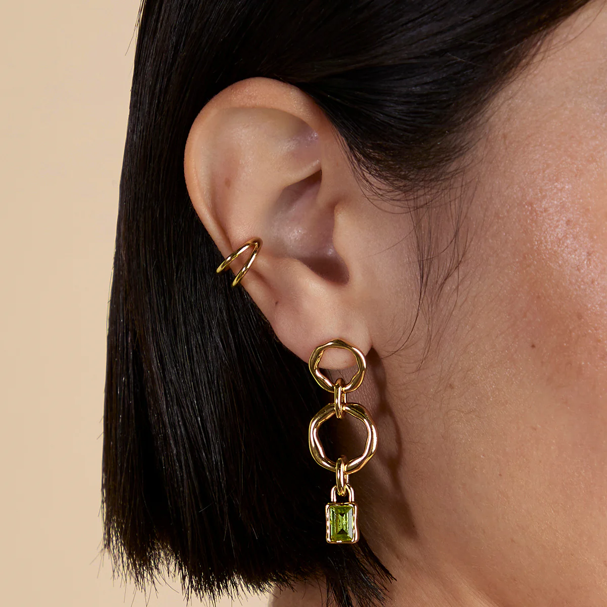 Olivine August Clip Charm in Gold - Image 3