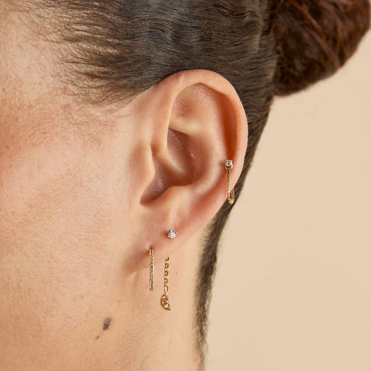 Orange Slice Charm 9k Gold - Image 5