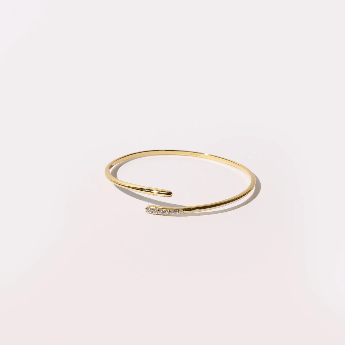 Orbit Crystal Cuff in Gold - Image 4