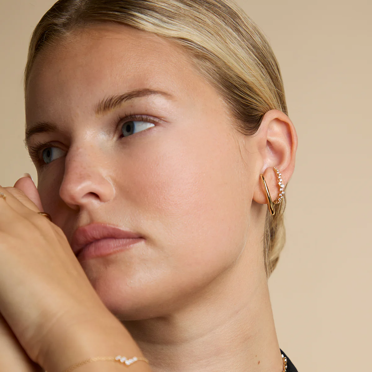 Orbit Dome Studs in Gold - Image 4