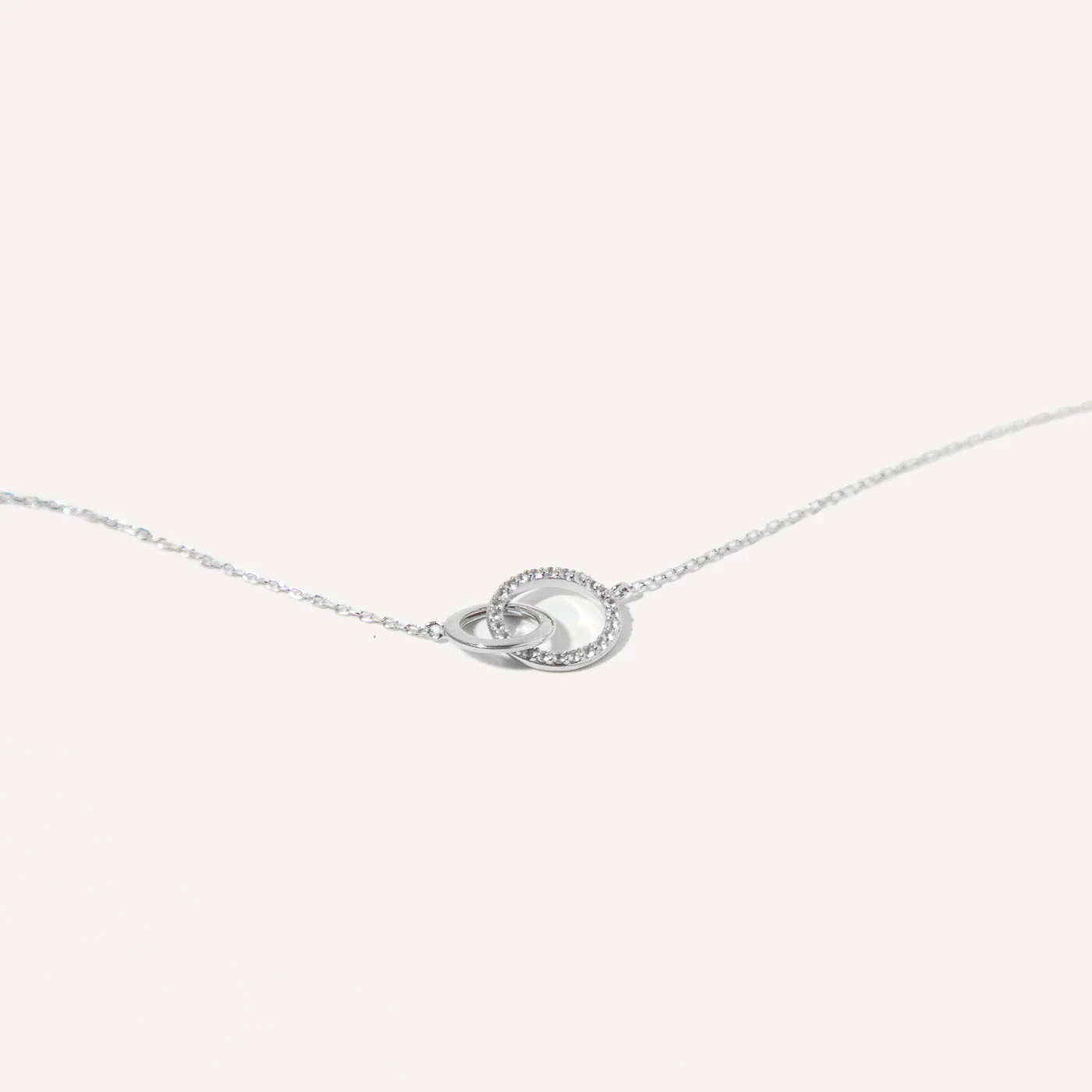 Orbit Topaz Bracelet in Solid White Gold - Image 3