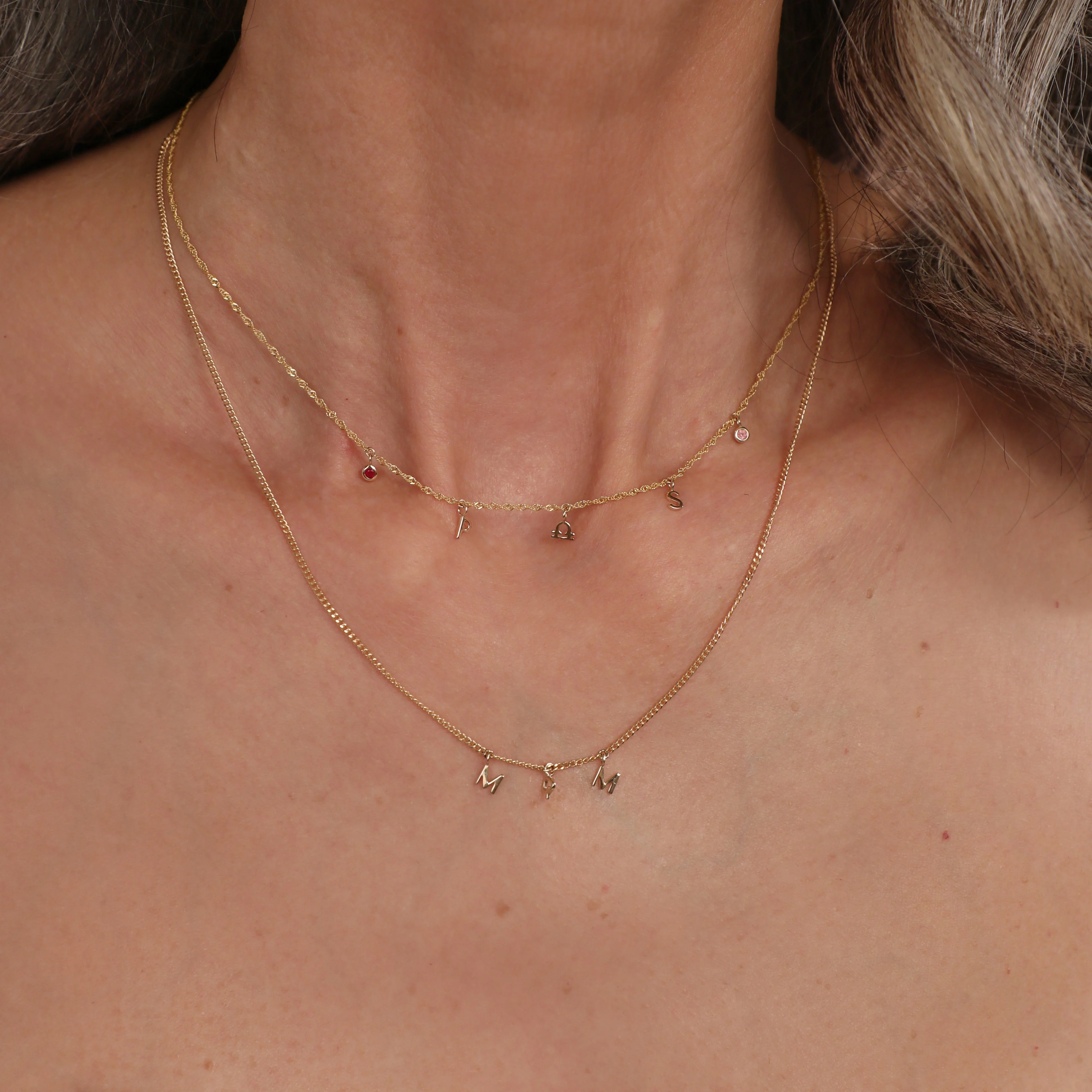P Initial Charm 9k Gold - Image 4
