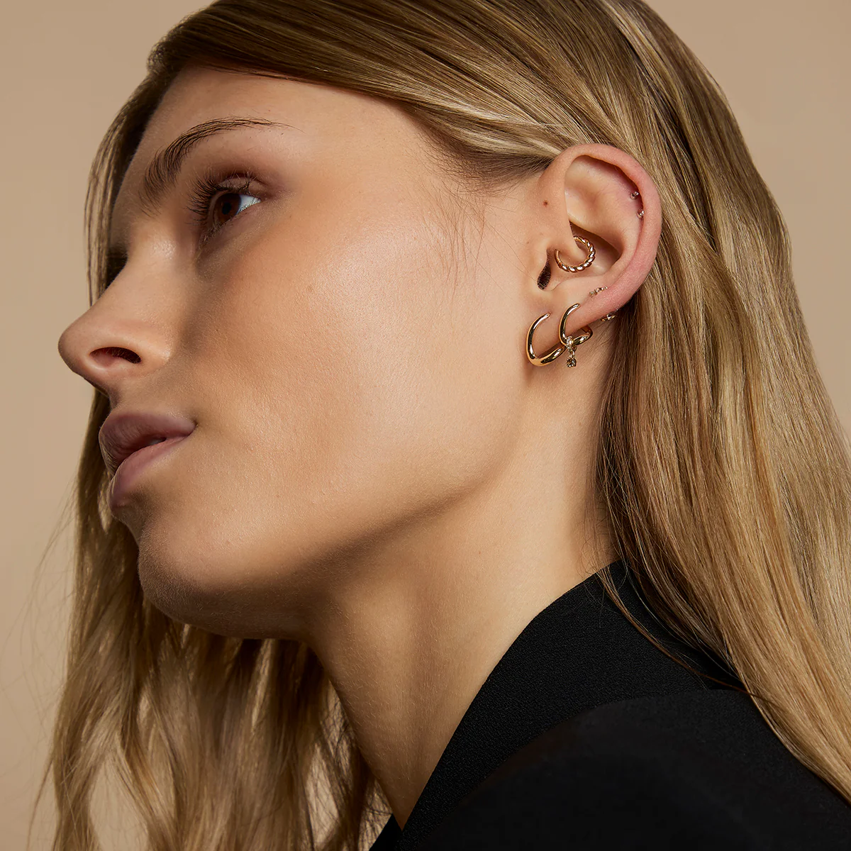 Rope Daith Ring in Solid Gold - Image 5