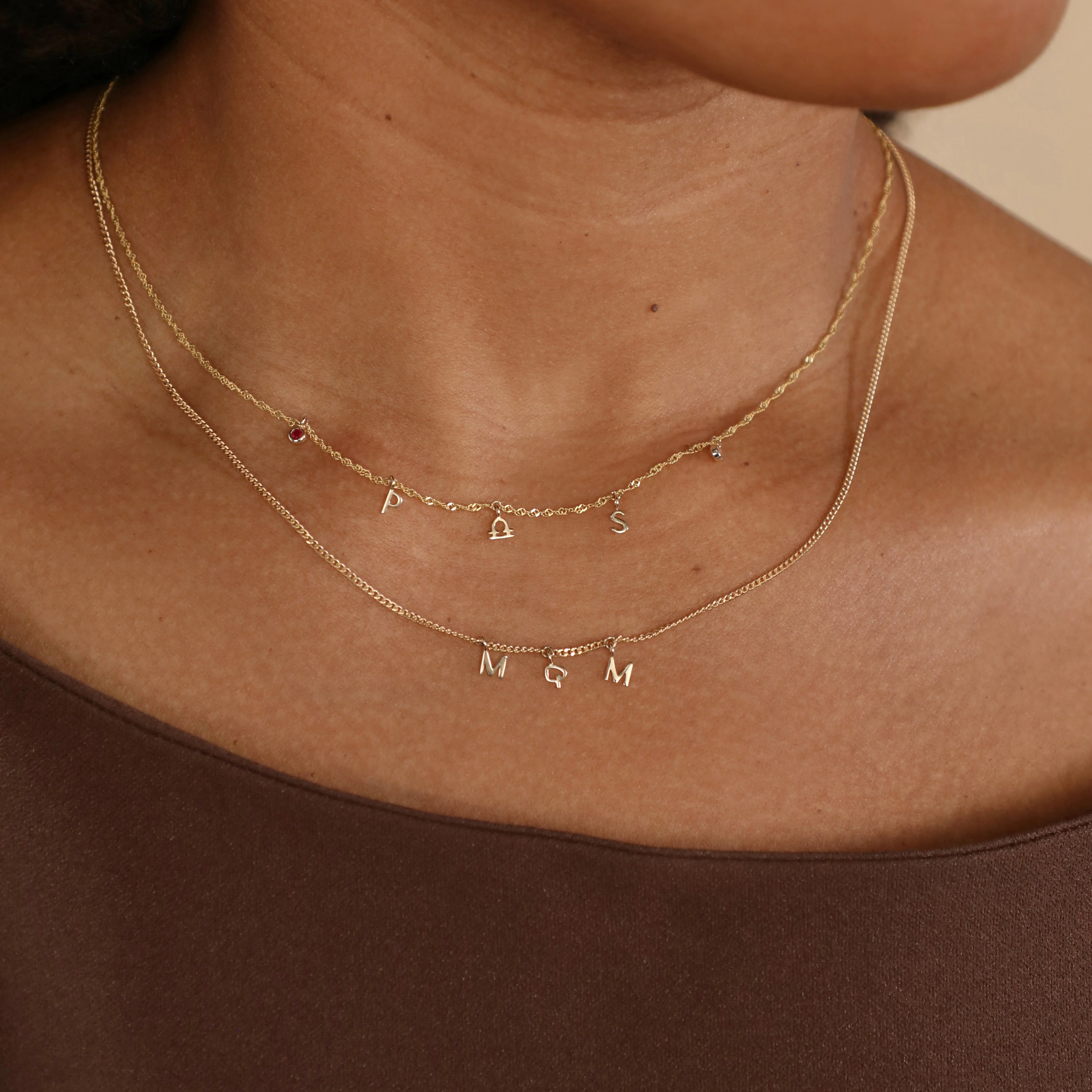 S Initial Charm 9k Gold - Image 3