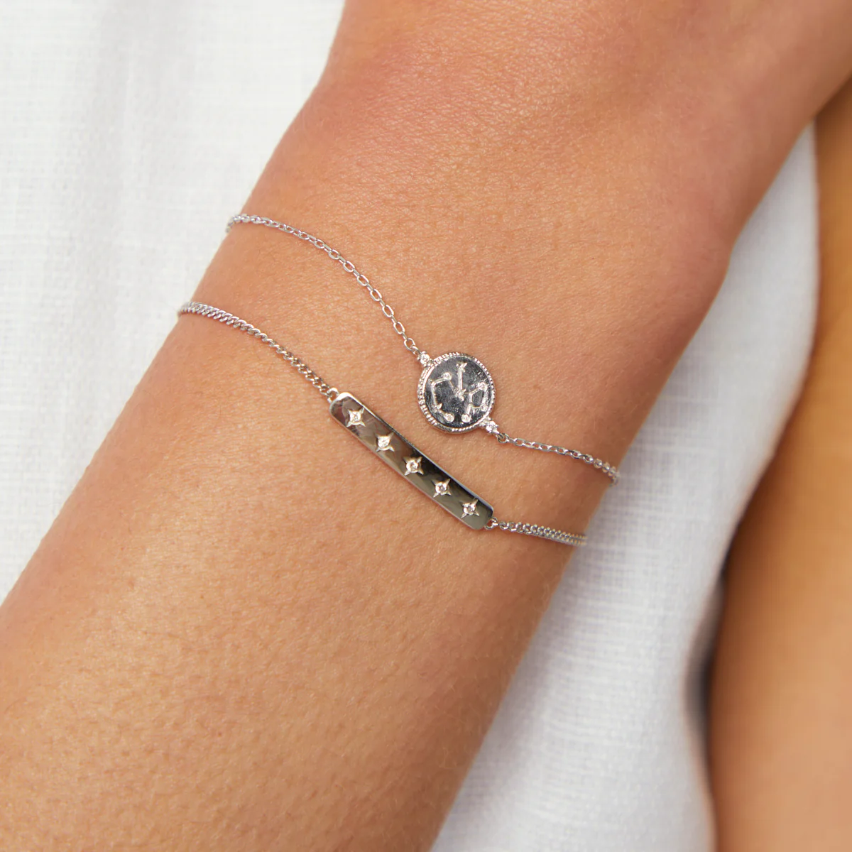 Sagittarius Zodiac Bracelet in Silver - Image 3
