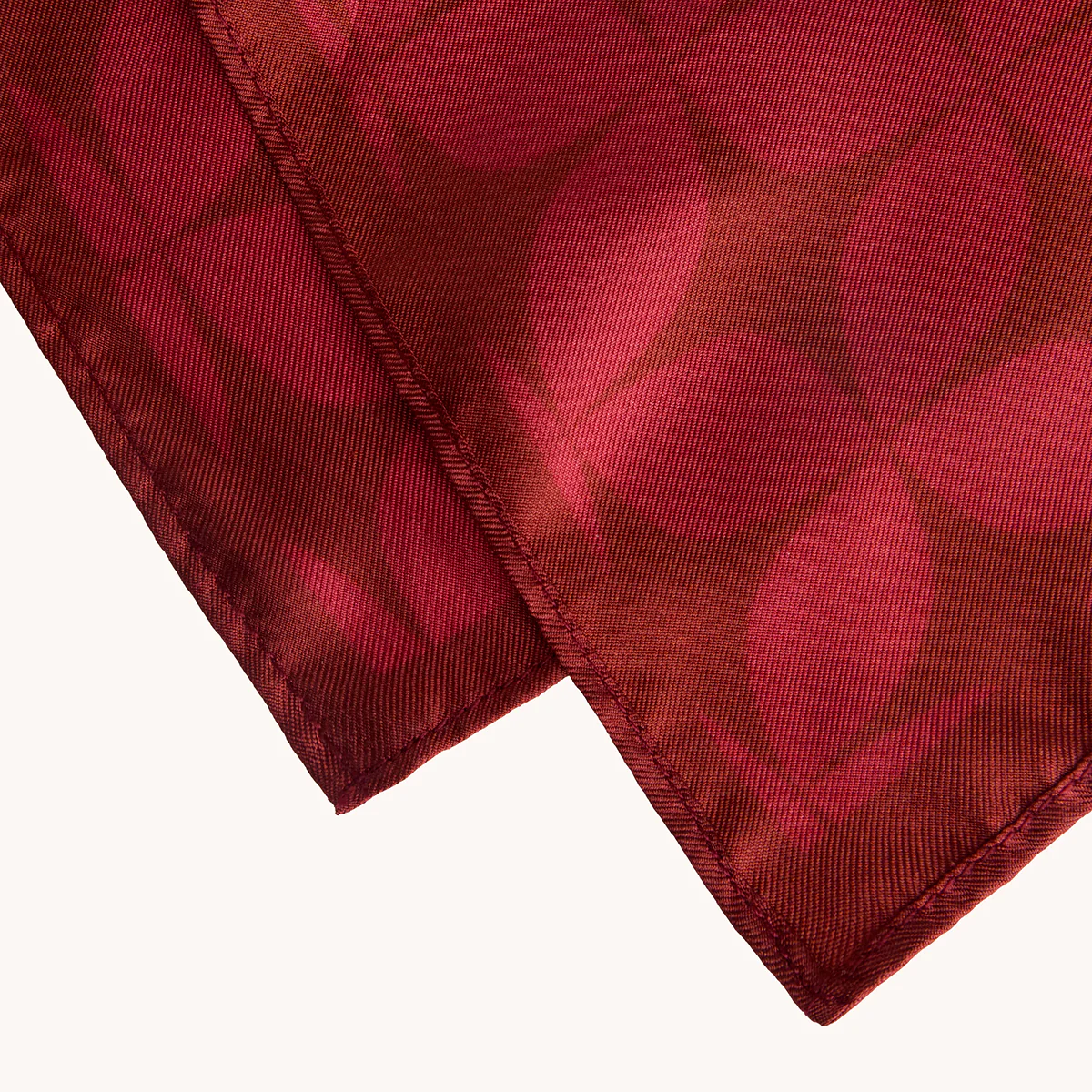 Silk Scarf in Red - Image 4