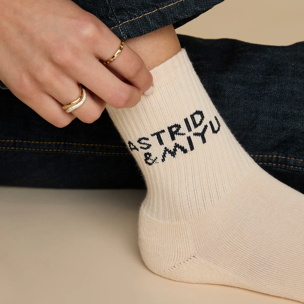 Socks in Pearl Blush - Image 4