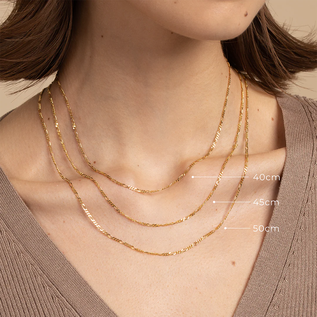 Soho Chain Necklace in Solid Gold - Image 3