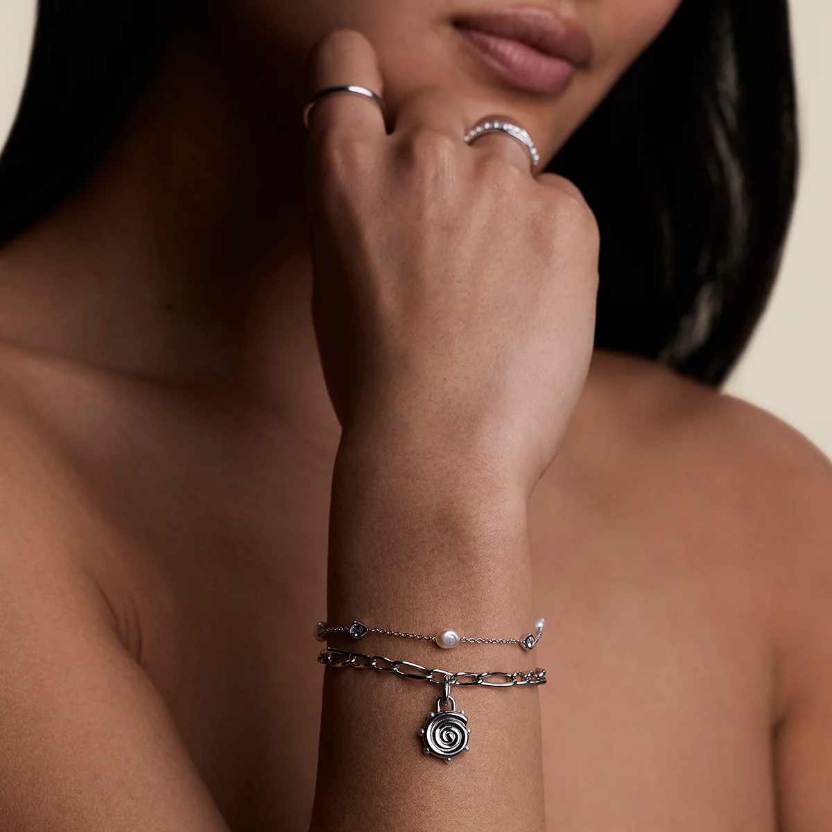 Solstice Clip Charm in Silver - Image 3