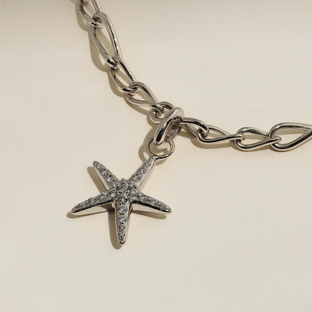 Starfish Clip Charm in Silver - Image 4
