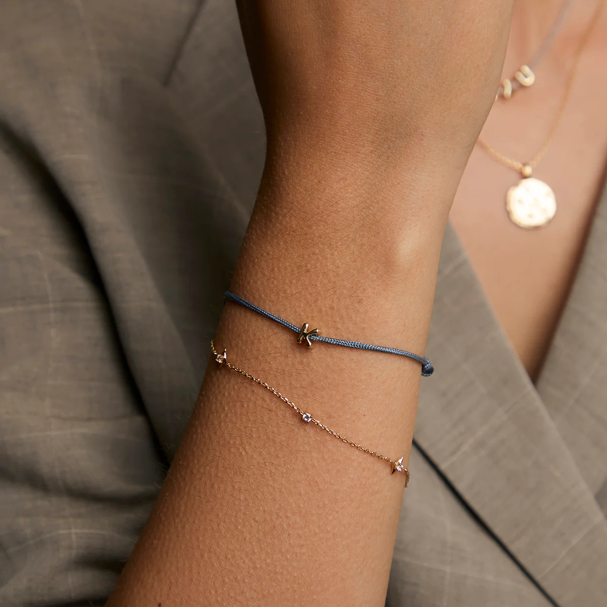 Story Strand Bracelet in Blue - Image 4