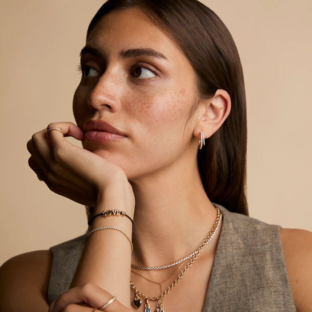 Story Strand Bracelet in Brown - Image 4