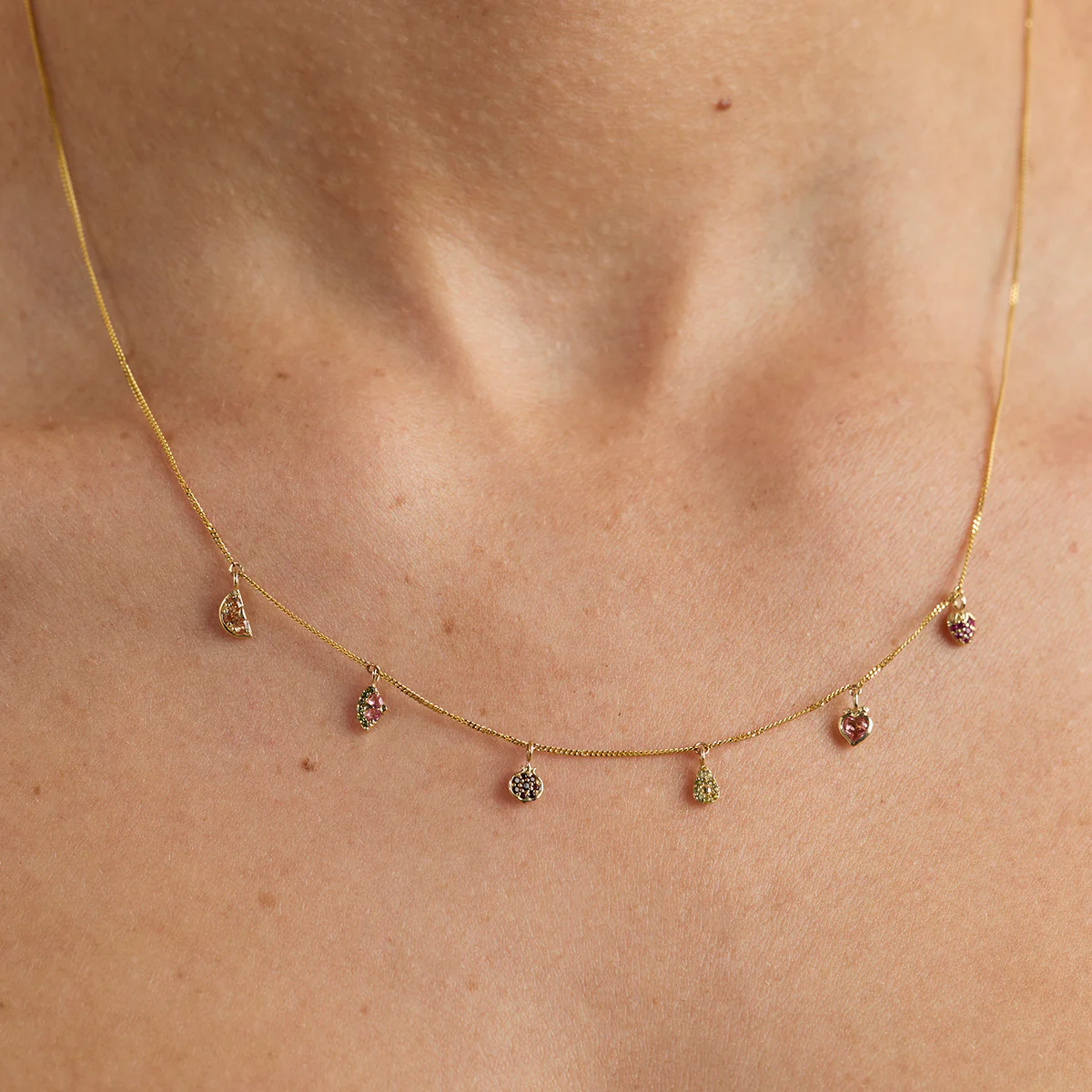Strawberry Charm 9k Gold - Image 2