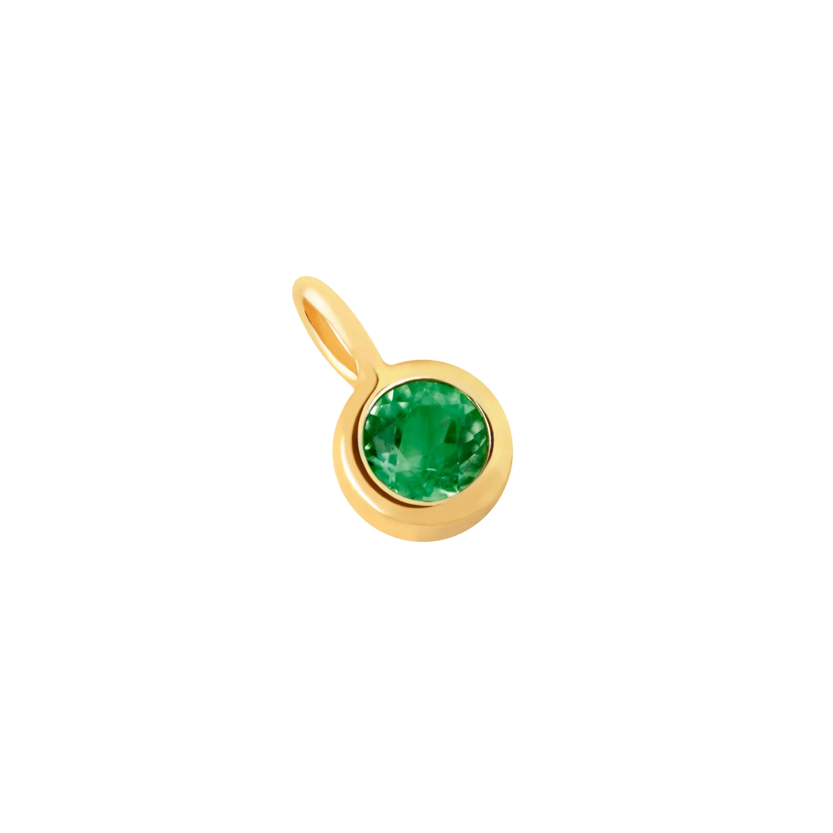Tsavorite Abundance Charm 9k Gold - Image 3