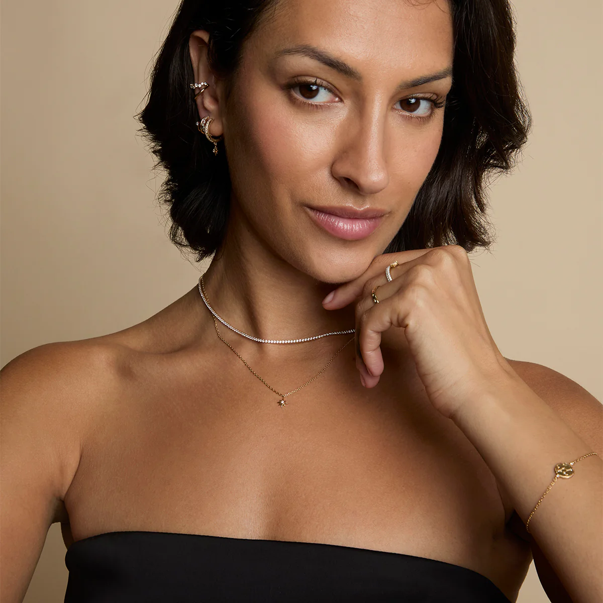 Twilight Star Pendant Necklace in Gold - Image 3