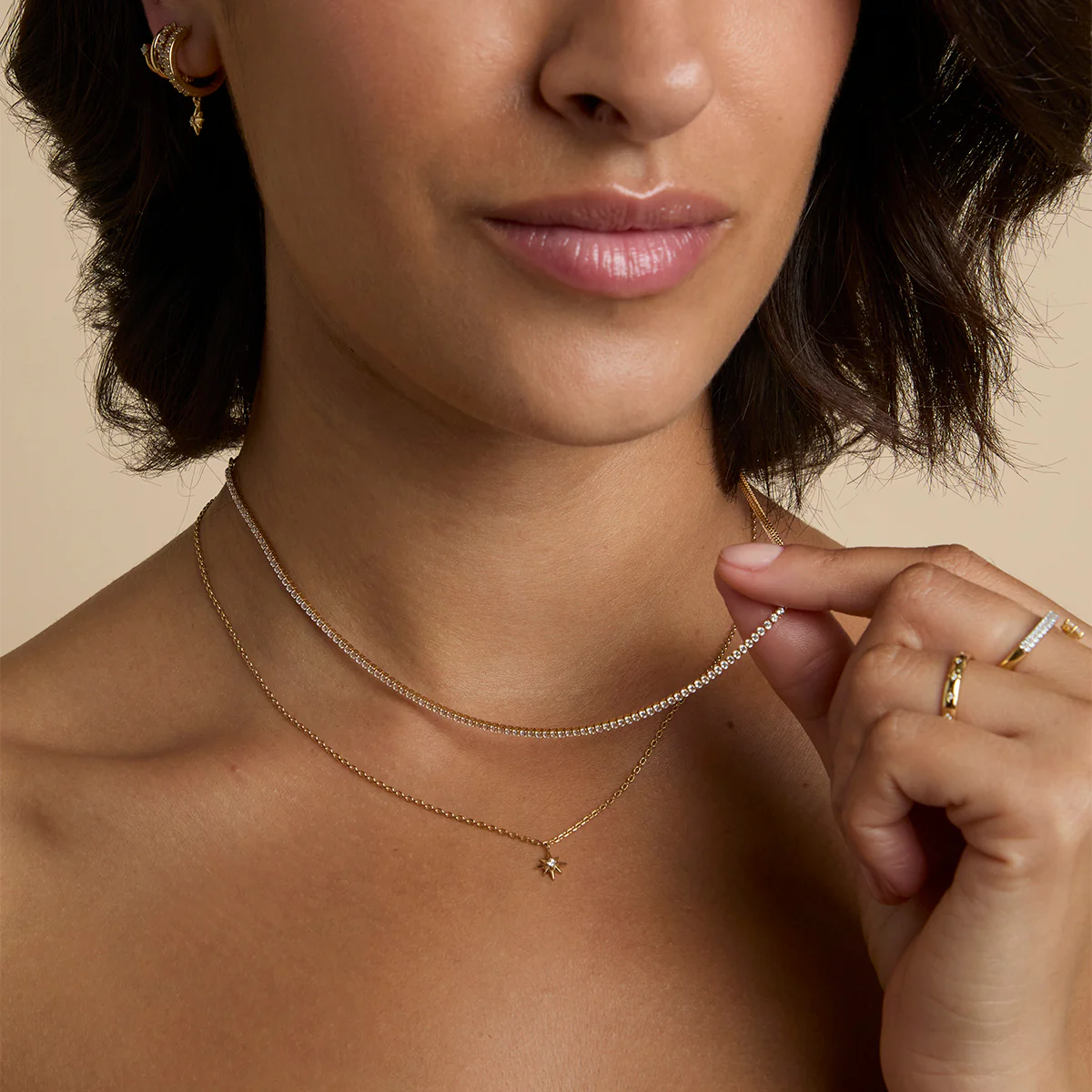 Twilight Star Pendant Necklace in Gold - Image 4